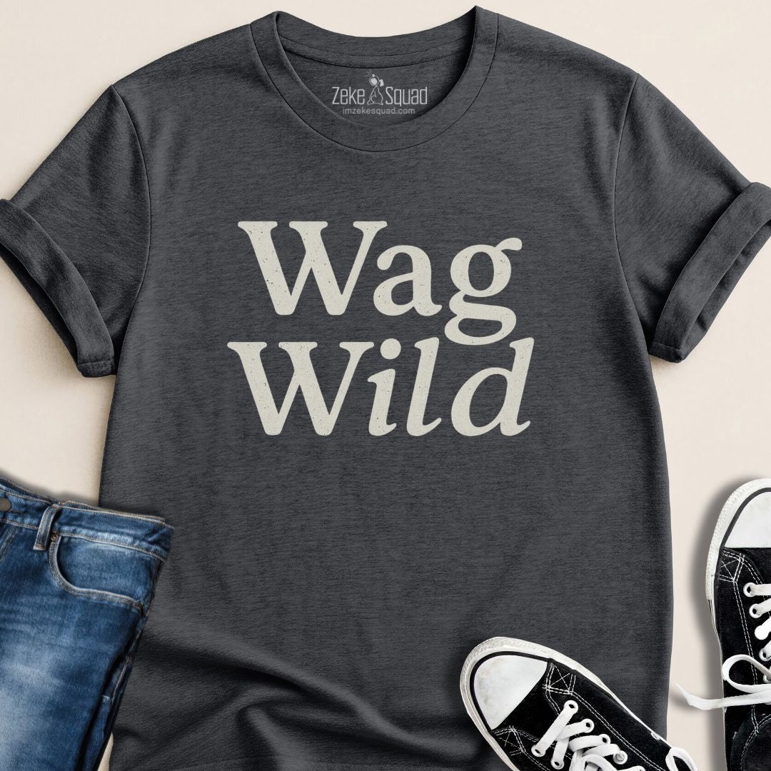 Wag Wild Dog Lover T-shirt - Zeke Squad