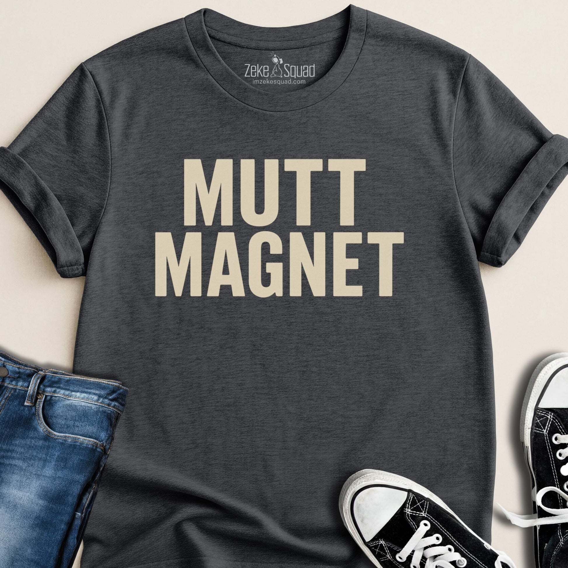 Mutt Magnet T-shirt - Zeke Squad