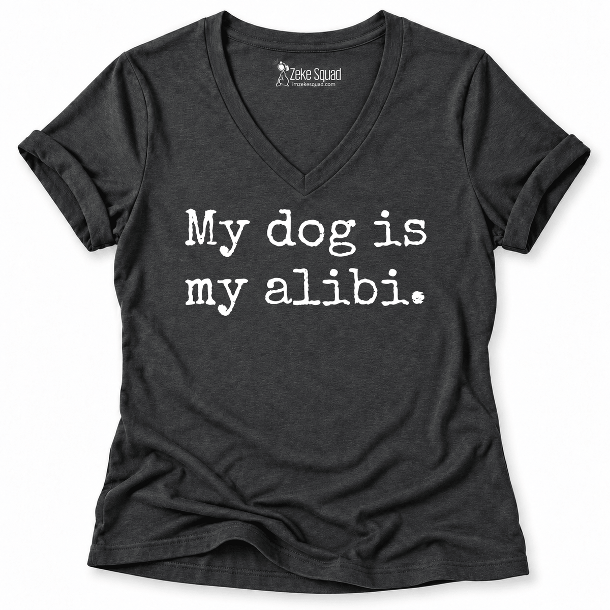 Alibi Women's V-neck - Zeke Squad