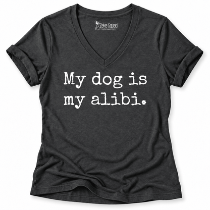 Alibi Women's V-neck - Zeke Squad