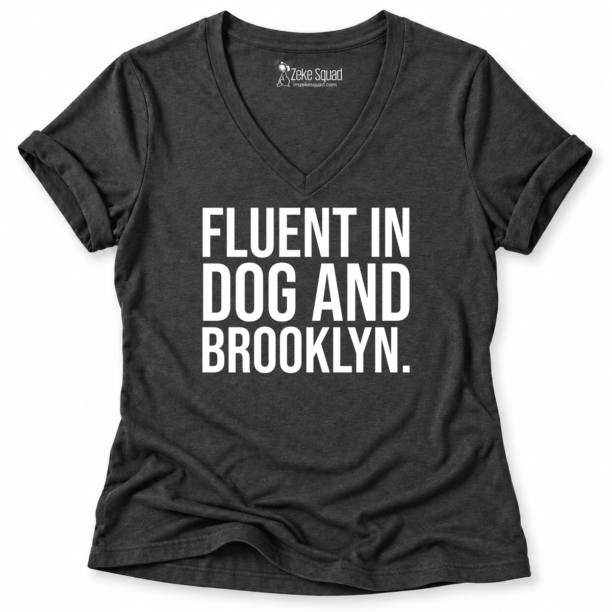 Fluent Brooklyn Women's V-neck - Zeke Squad