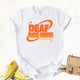 Deaf Dog Mom. Retro 70s vibe Zeke Squad tee with bold vintage fonts and colors