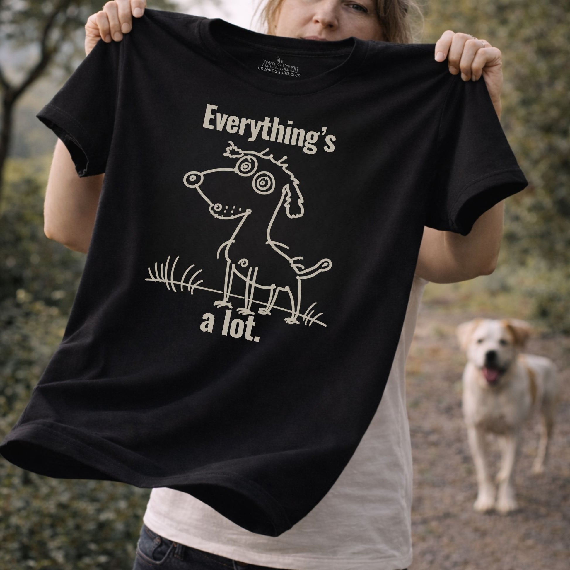 Everything's A Lot T-shirt | Overstimulated Humor Tee | Burnout Shirt | Exhaustion Graphic Tee - Zeke Squad