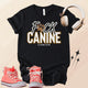 Unisex Zeke Squad T-shirt with the bold message “Fuck Canine Cancer” for awareness and advocacy.
