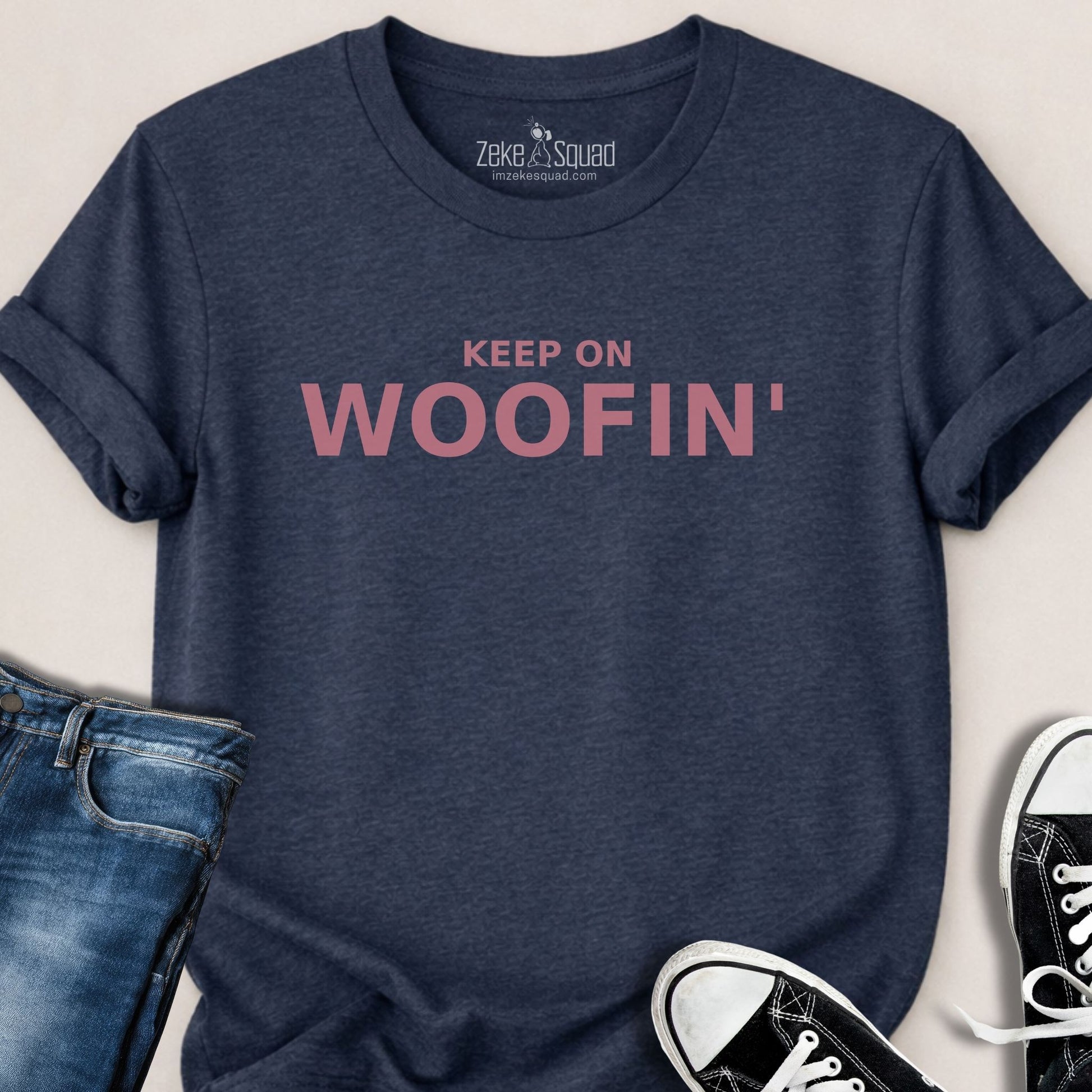 Keep On Woofin' T-shirt - Zeke Squad