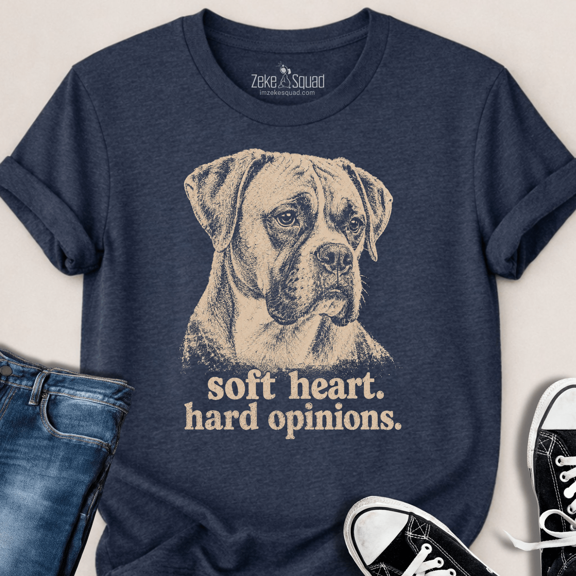 Soft Heart. Hard Opinions. T-shirt - Zeke Squad
