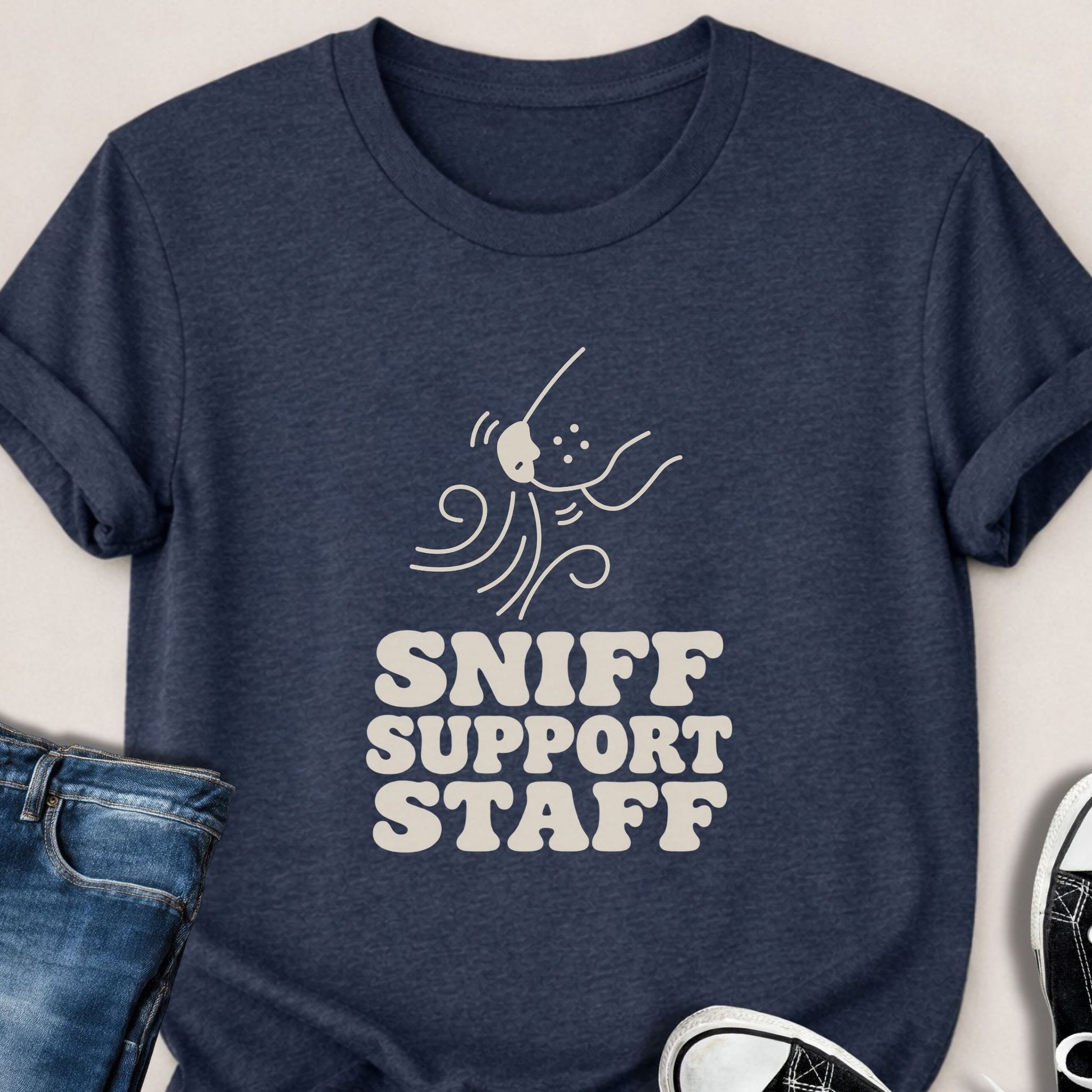 Sniff Support Staff T-shirt - Zeke Squad