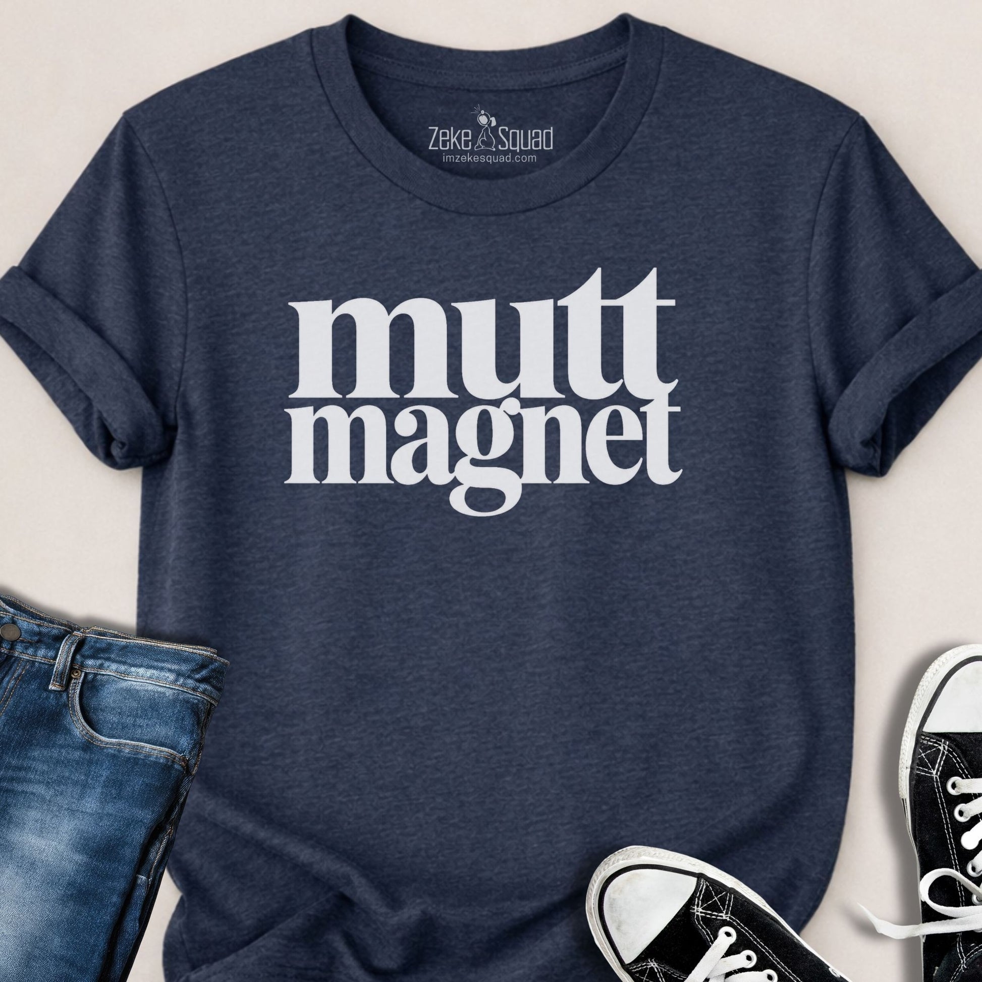 Mutt Magnet Dog Lover T-shirt - Zeke Squad