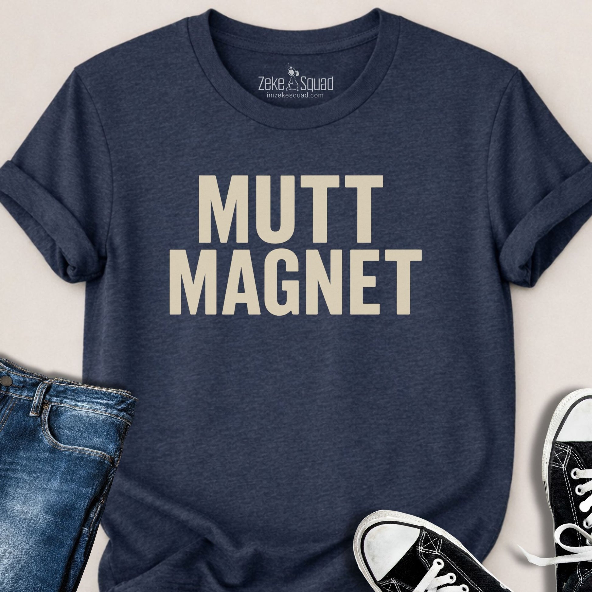 Mutt Magnet T-shirt - Zeke Squad