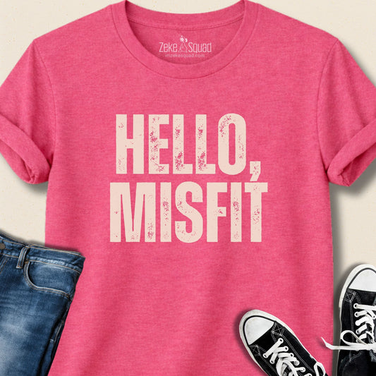 Hello, Misfit T-shirt - Zeke Squad