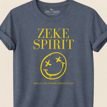 Zeke Spirit Canine Cancer Awareness T-shirt - Zeke Squad