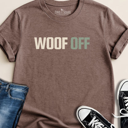 Woof Off Sage T-shirt - Zeke Squad