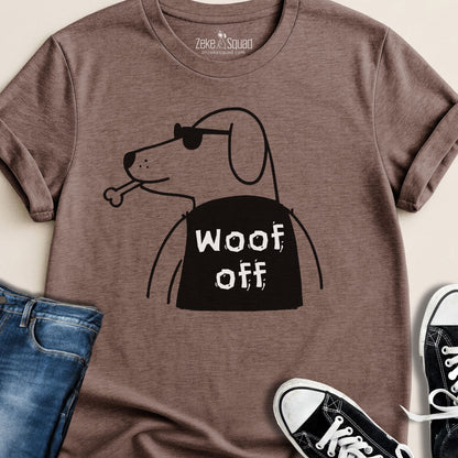 Woof Off Punk Dog T-shirt - Zeke Squad
