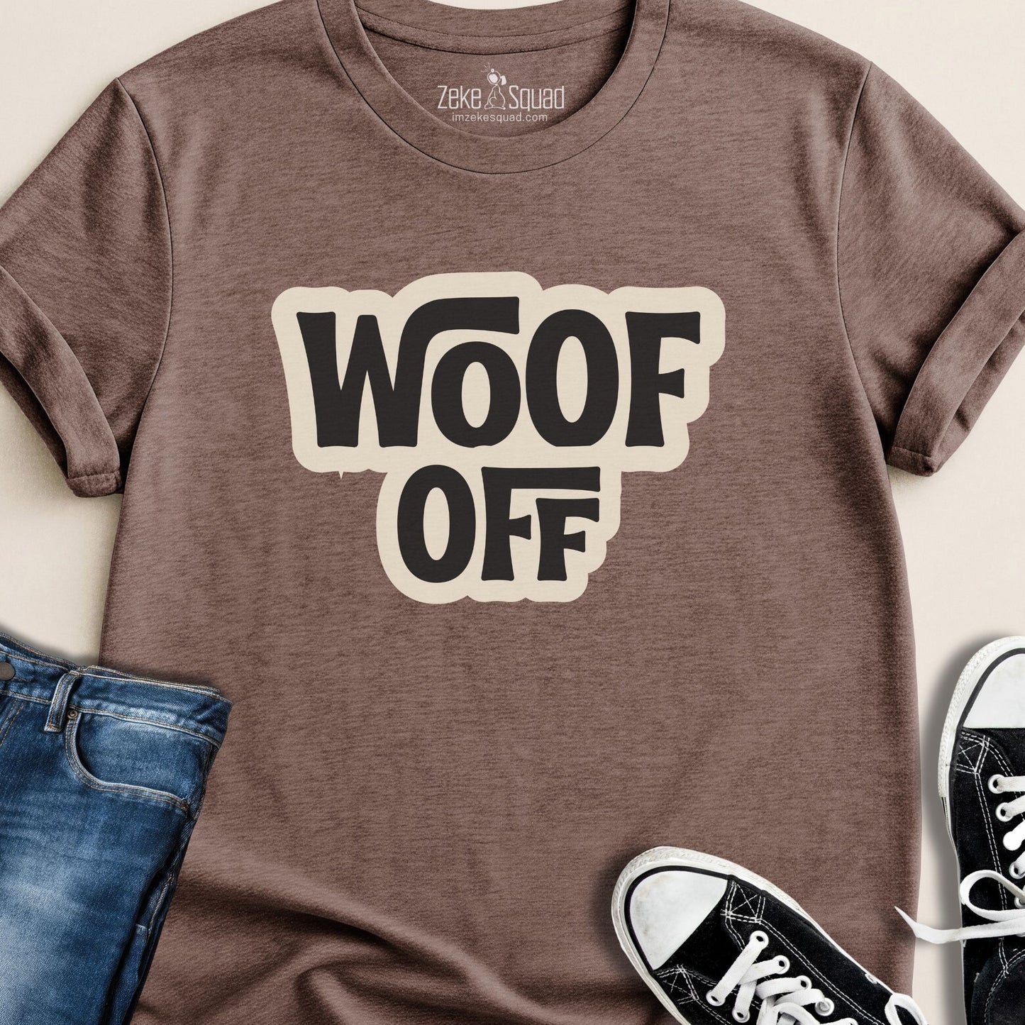 Woof Off Retro T-shirt