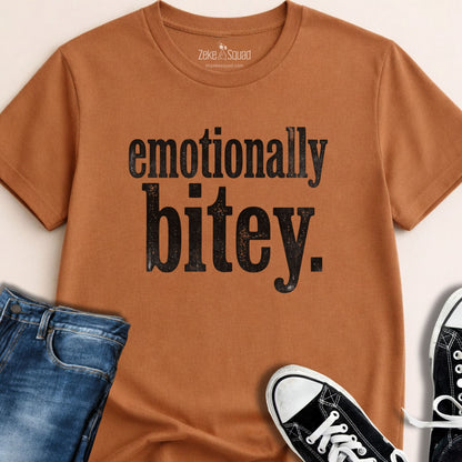 Emotionally Bitey T-shirt - Zeke Squad