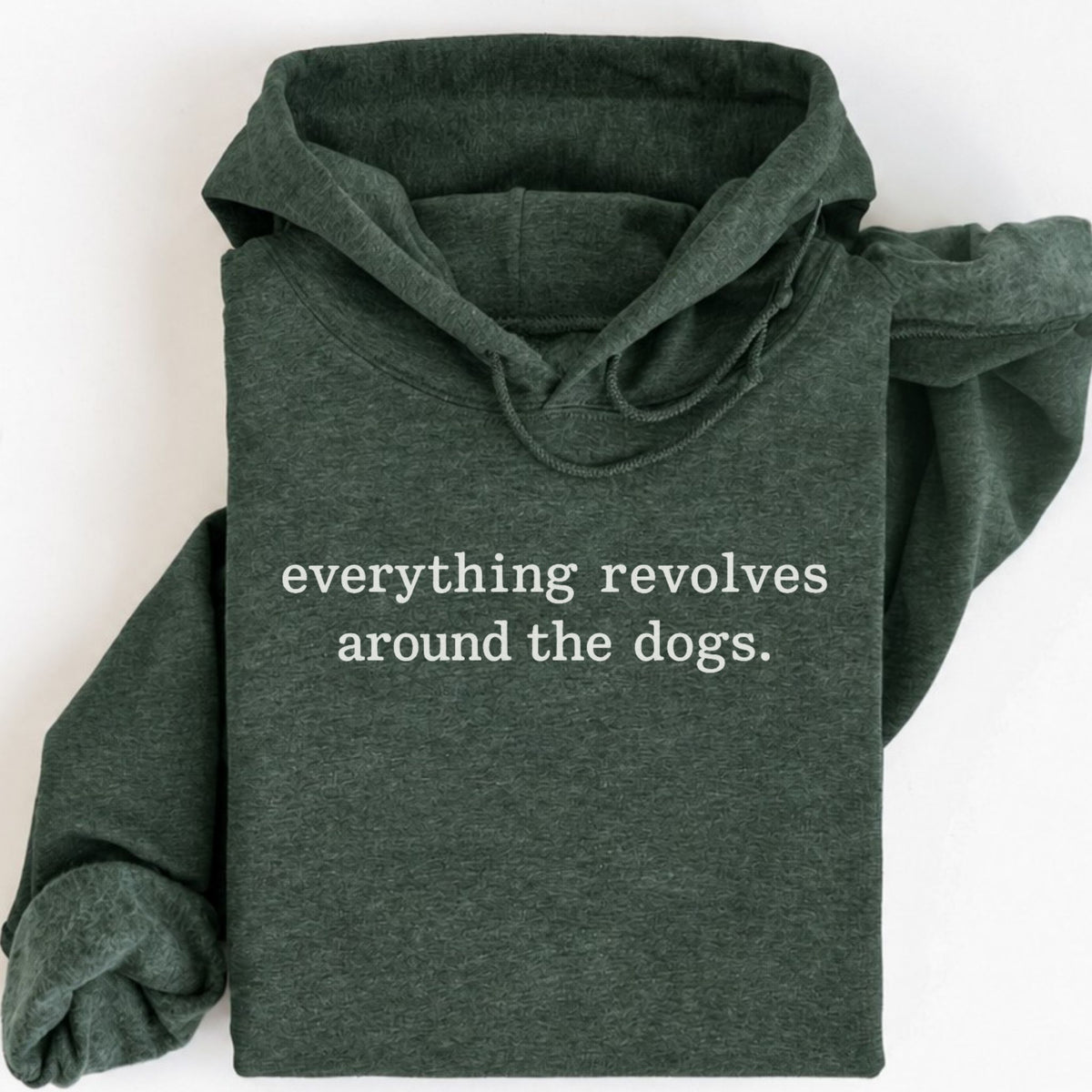 Everything Revolves Minimalist Hoodie - Zeke Squad