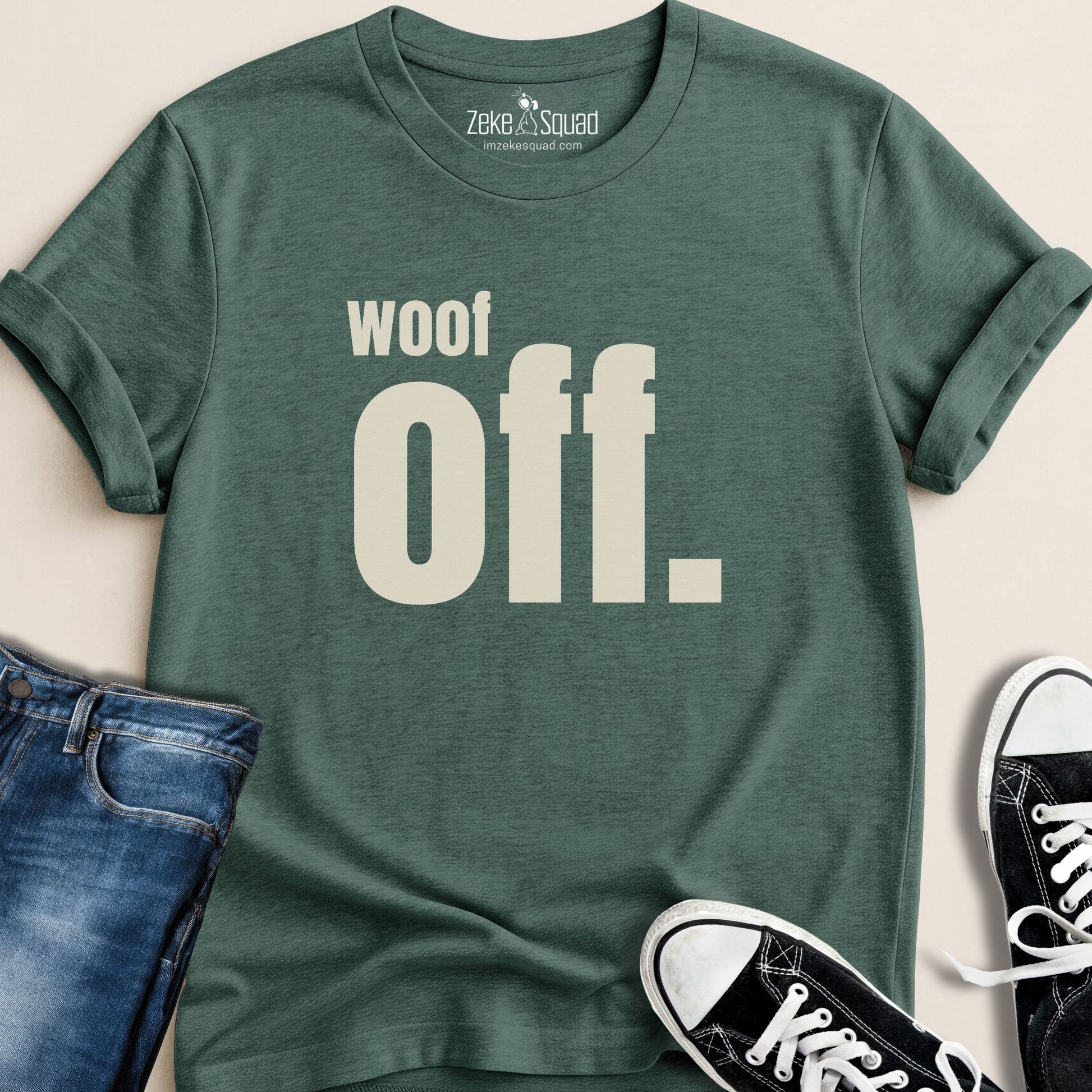 Woof off 2.0 T-shirt - Zeke Squad
