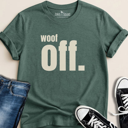 Woof off 2.0 T-shirt - Zeke Squad
