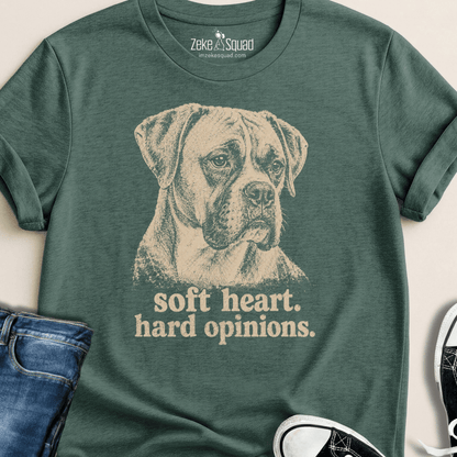 Soft Heart. Hard Opinions. T-shirt - Zeke Squad