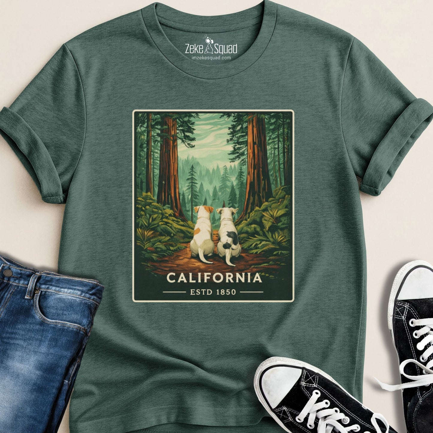 California Dogs T-shirt - Zeke Squad