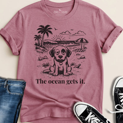 The Ocean Gets It T-shirt - Zeke Squad