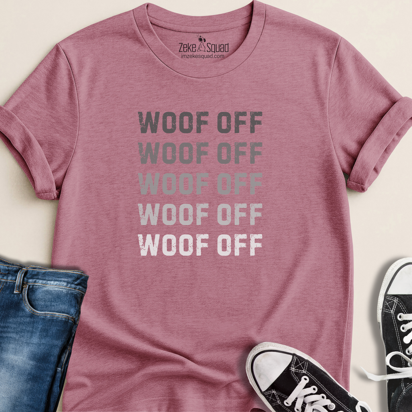 Woof Off on Repeat T-shirt