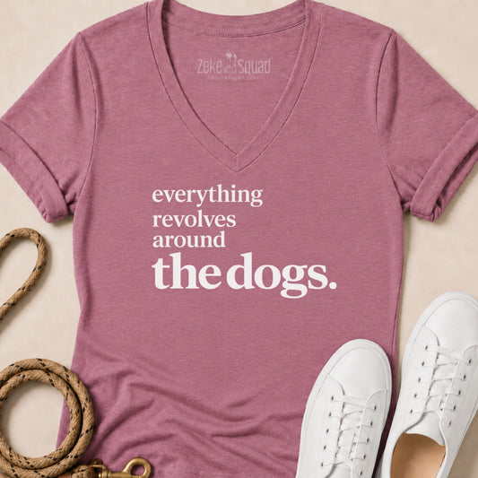 Everything Revolves Women's V-neck