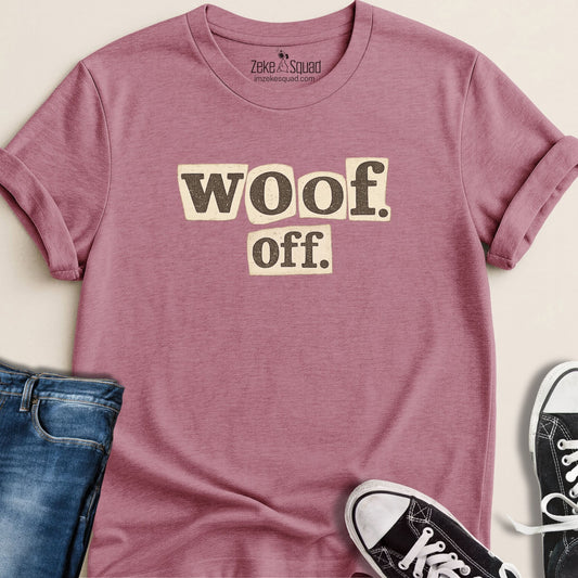 Woof Off Ransom Note - Zeke Squad