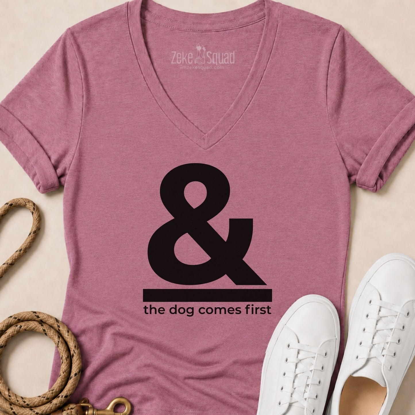 & the Dog Women's V-Neck