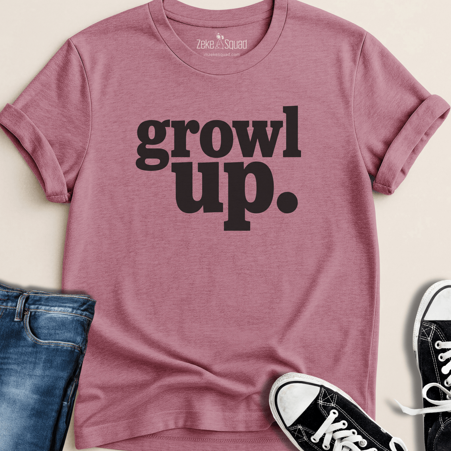 Growl Up T-shirt - Zeke Squad
