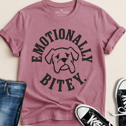 Emotionally Bitey True Story T-shirt - Zeke Squad