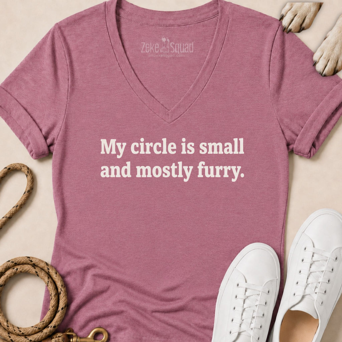 Small Circle Women's V-neck