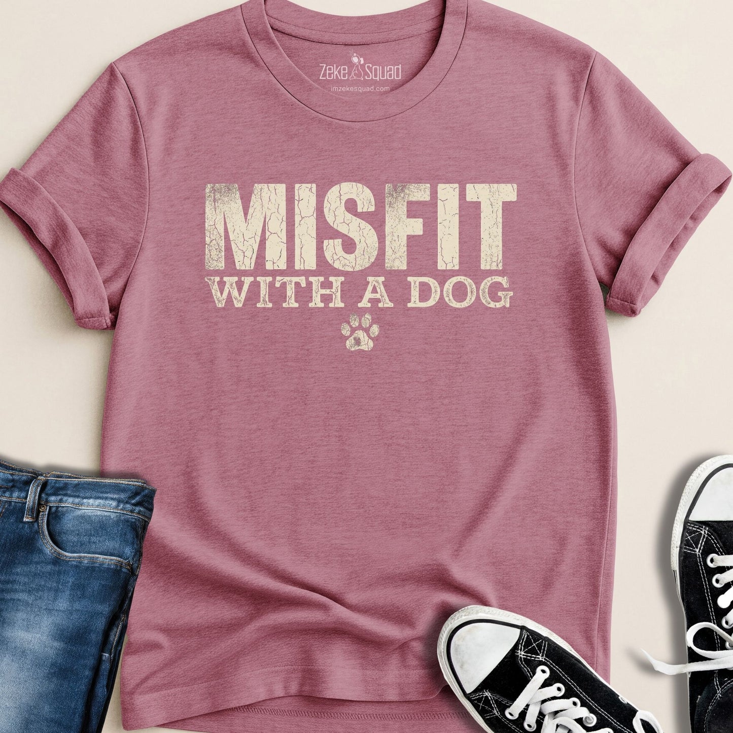Misfit With a Dog T-shirt