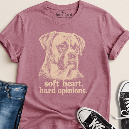 Soft Heart. Hard Opinions. T-shirt - Zeke Squad