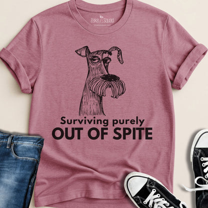 Surviving Purely Out of Spite T-shirt - Zeke Squad