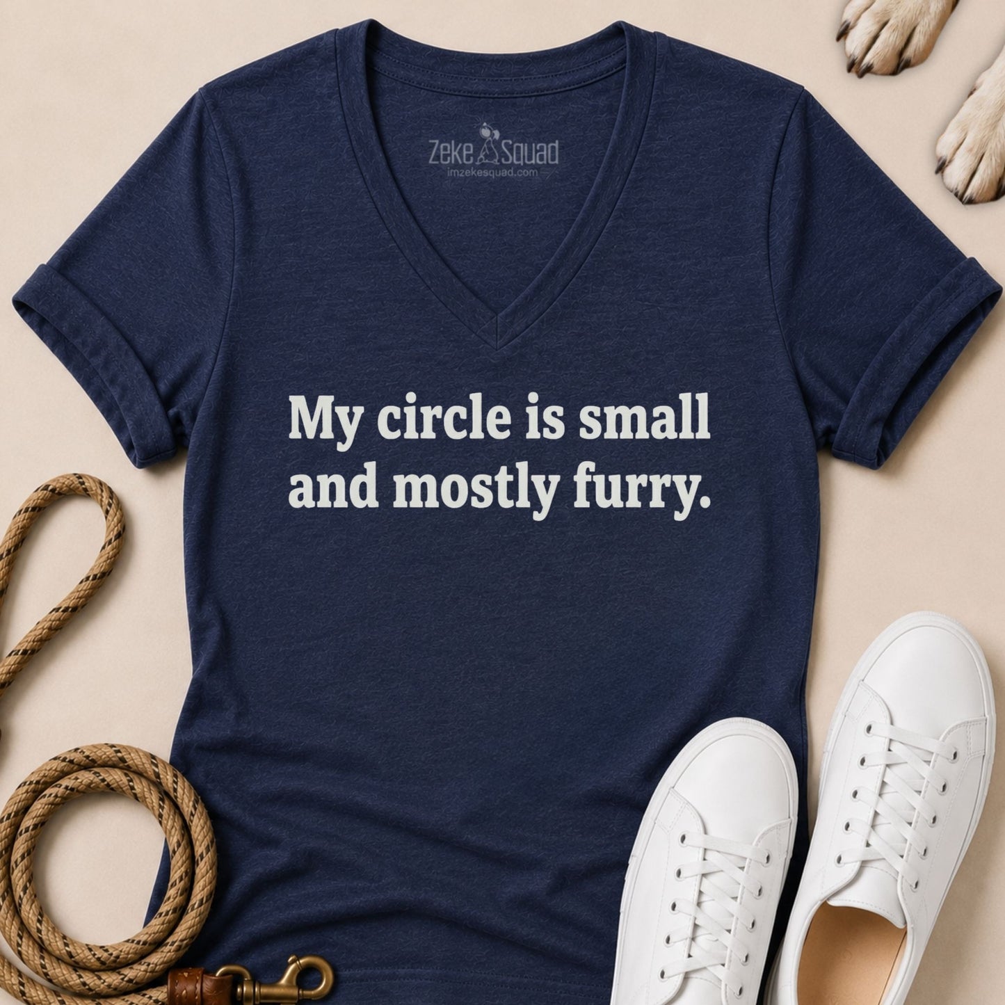 Small Circle Women's V-neck