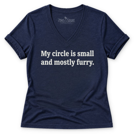 Small Circle Women's V-neck - Zeke Squad