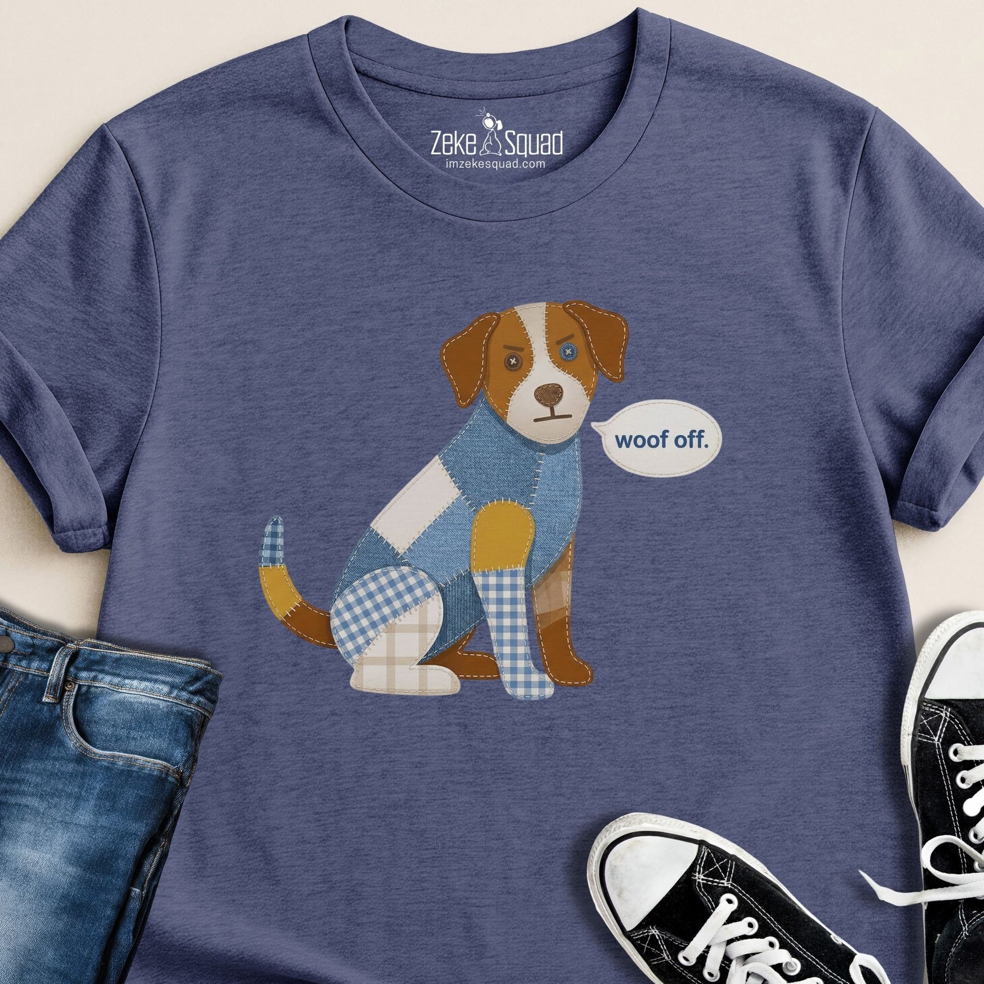 Woof Off Patchwork - Inspired T-shirt - Zeke Squad