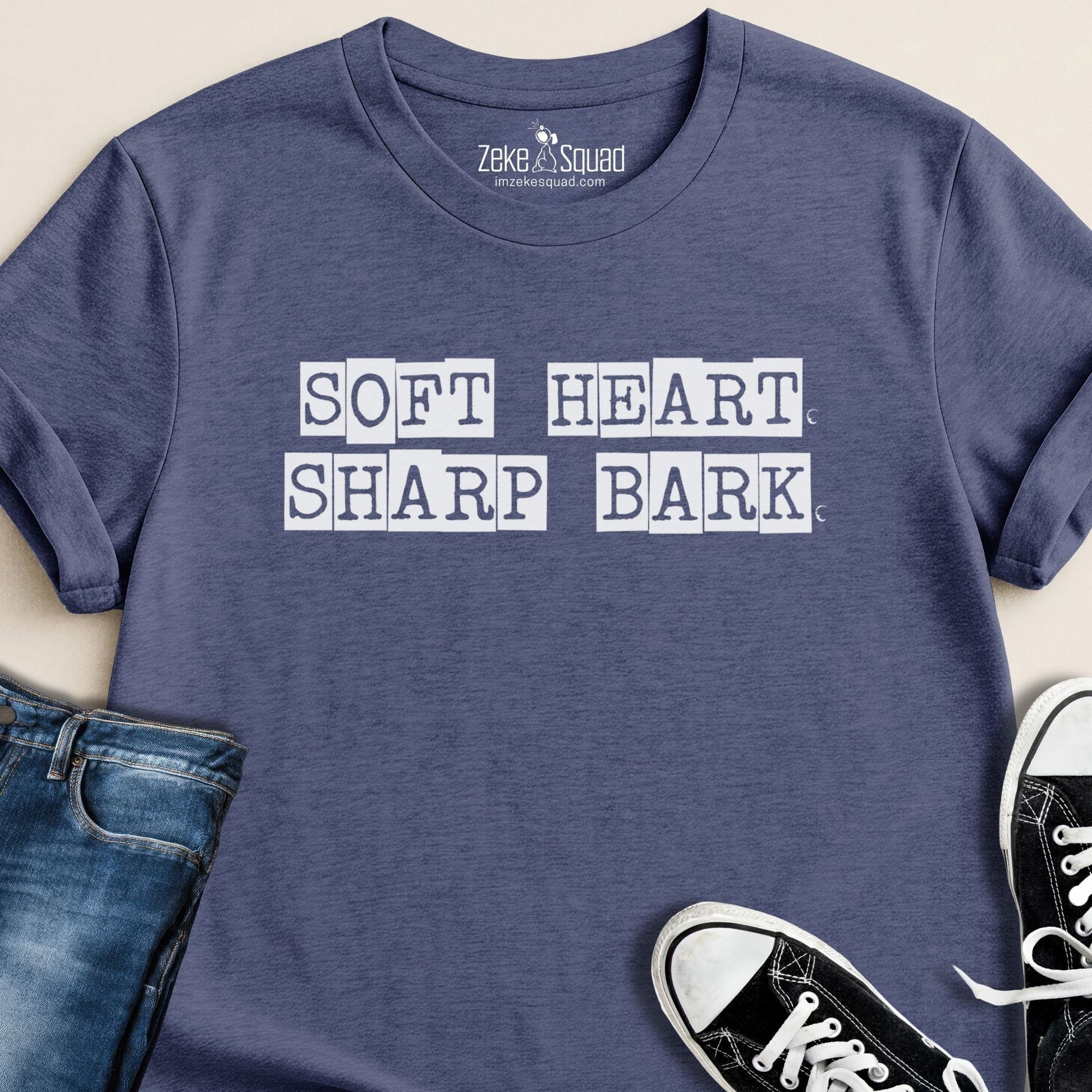 Soft Heart. Sharp Bark. T-shirt - Zeke Squad