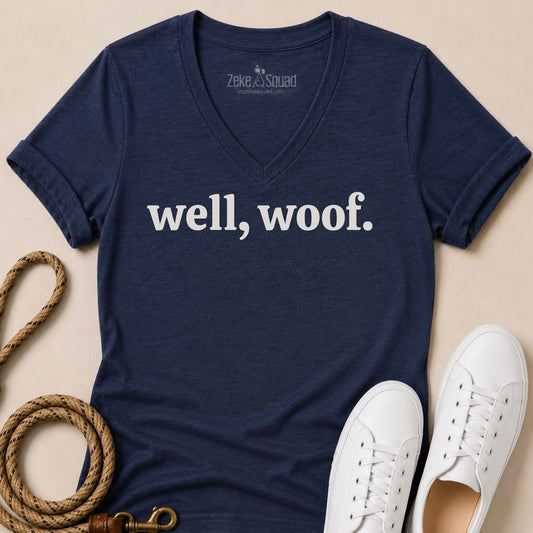 Well, Woof Women's V-neck