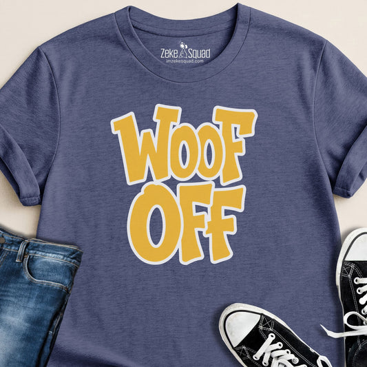 Woof Off Graffiti Style T-shirt - Zeke Squad