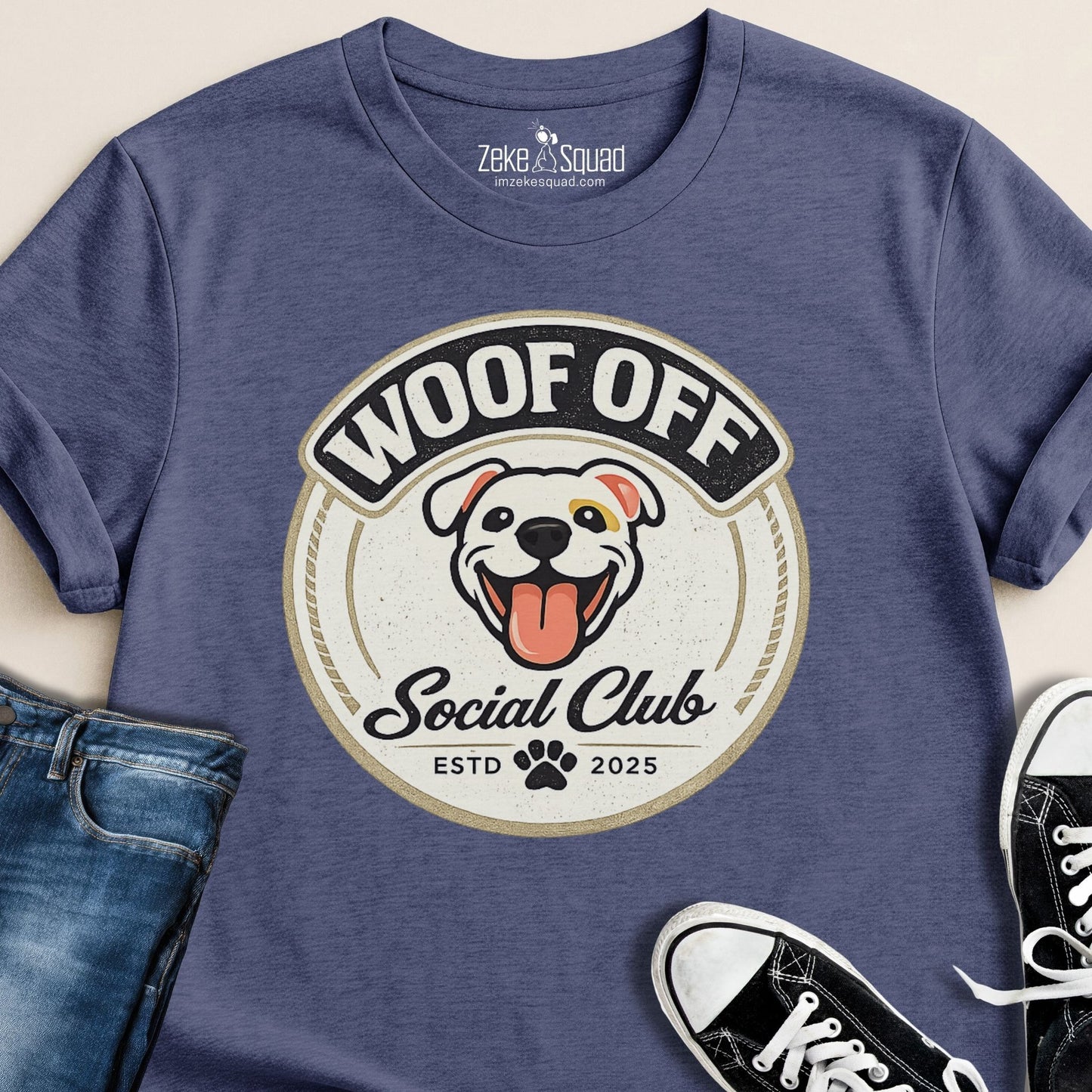 Woof Off Social Club T-shirt - Zeke Squad
