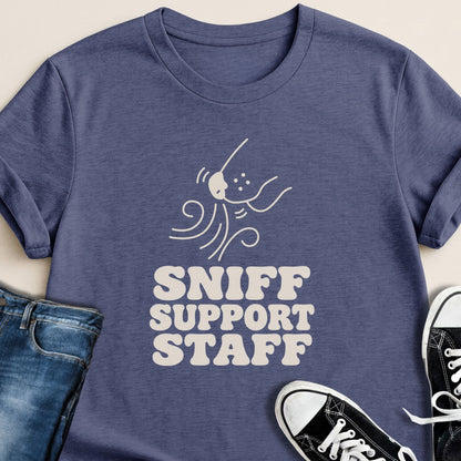 Sniff Support Staff T-shirt - Zeke Squad