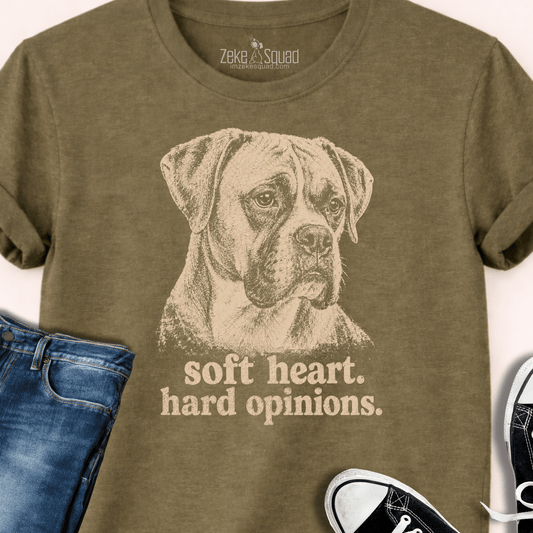 Soft Heart. Hard Opinions. T-shirt - Zeke Squad