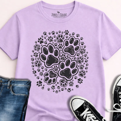 All Paws T-shirt - Zeke Squad