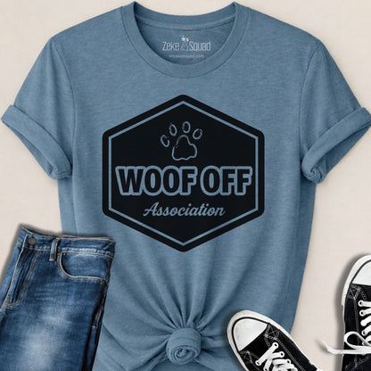 Woof Off Association T-shirt - Zeke Squad
