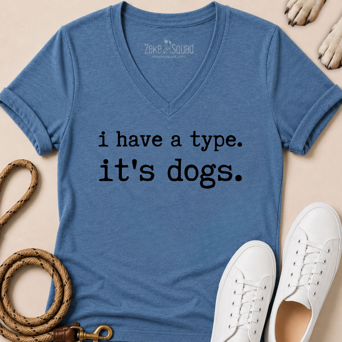 A Type. Women's V-neck