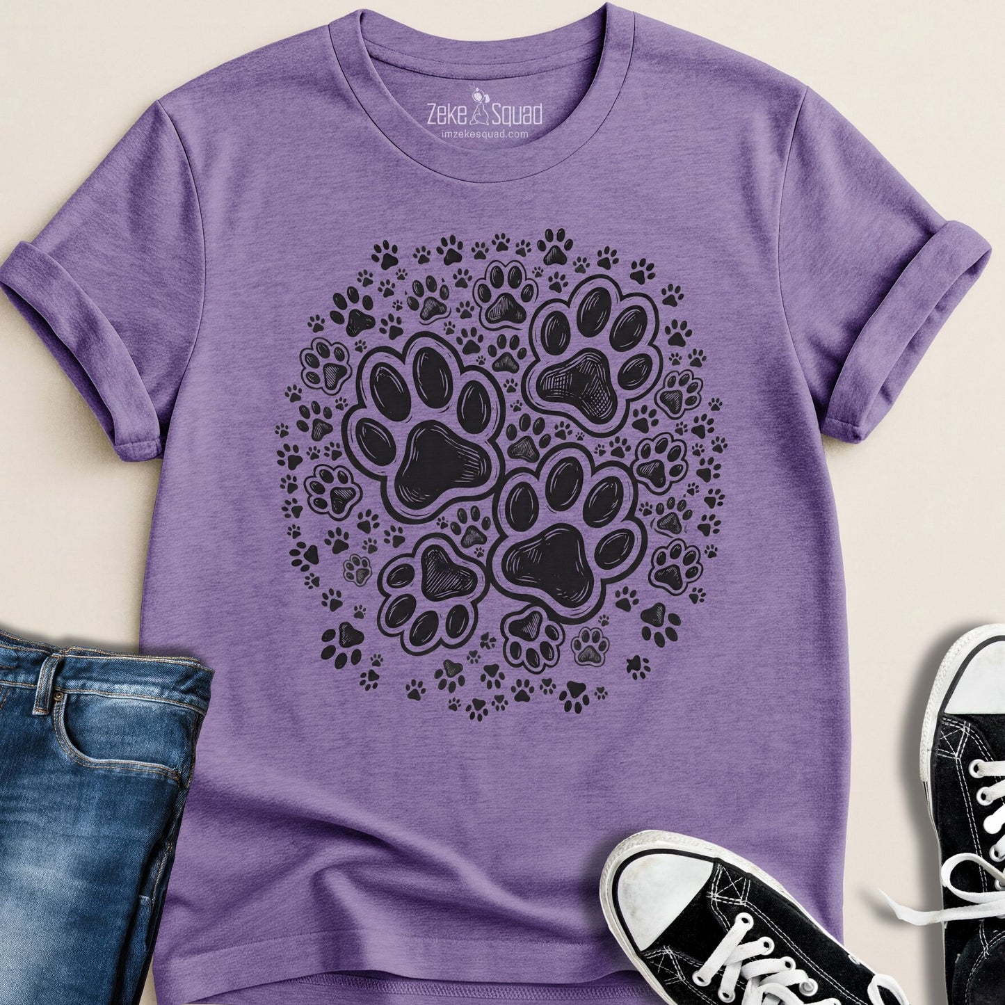 All Paws T-shirt - Zeke Squad
