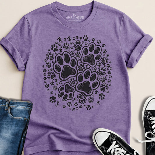 All Paws T-shirt - Zeke Squad