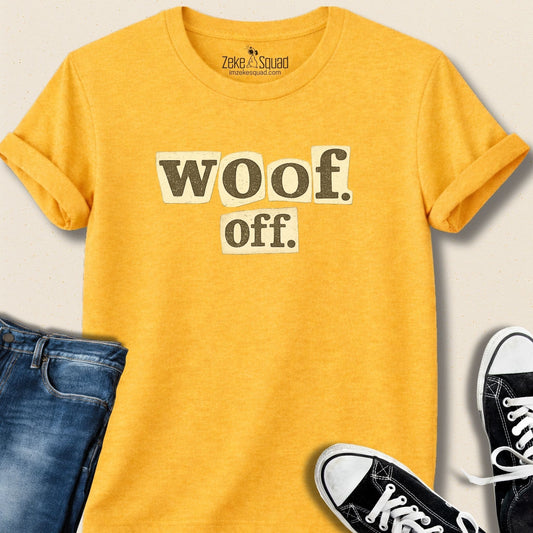 Woof Off Ransom Note - Zeke Squad